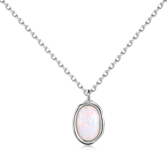 Opal Oval Necklace