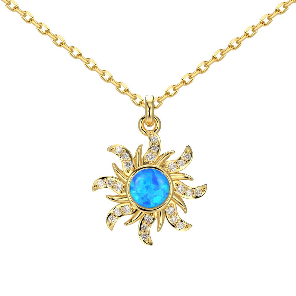 Sunburst Pendant Necklace