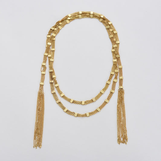 Golden Cascade Necklace