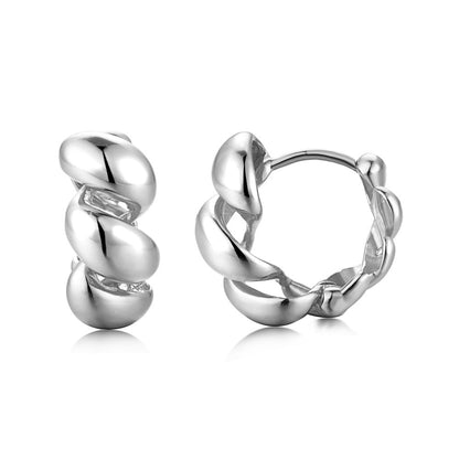 Gleaming Spiral Hoops