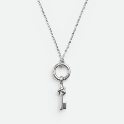 Knot & Key Necklace