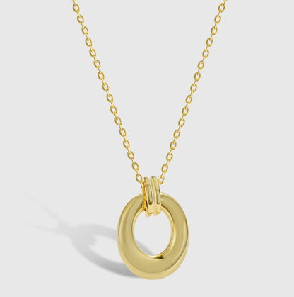 Oval Pendant Necklace
