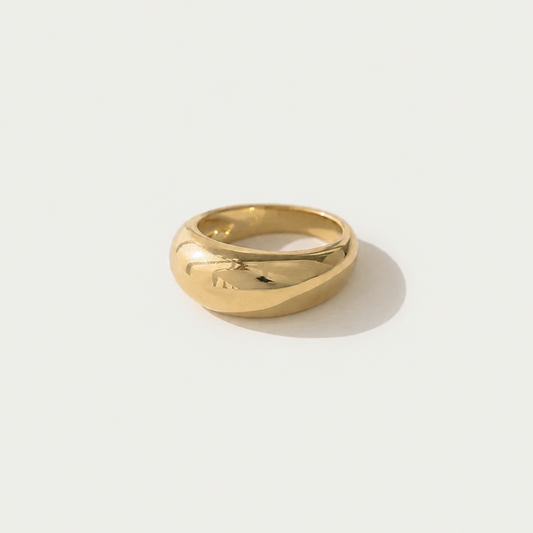 Bold Curved Band Ring