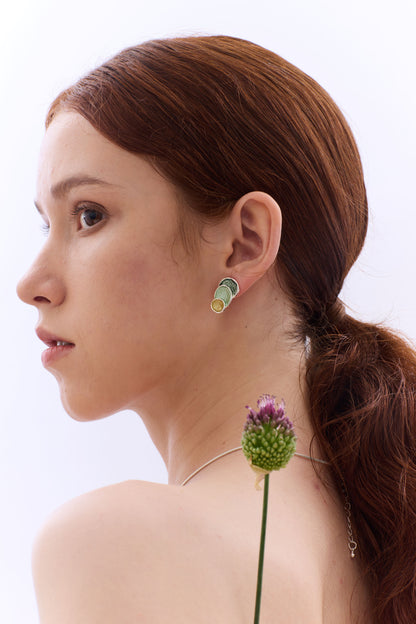Trio Leaf Studs