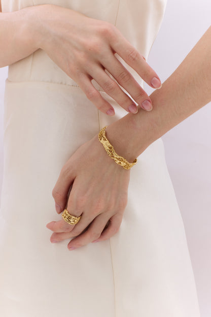 Golden Lace Bracelet