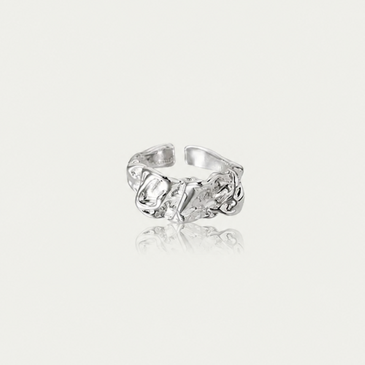 Ring mit Frostblüten