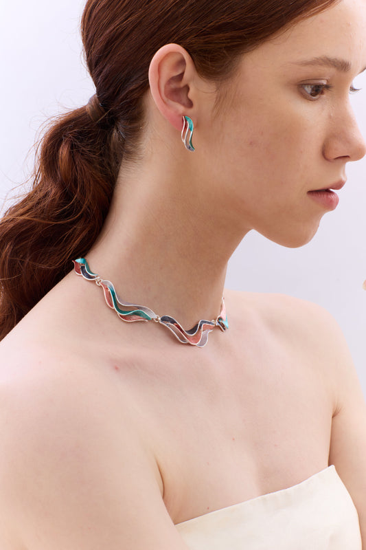 Aqua Flow Earring
