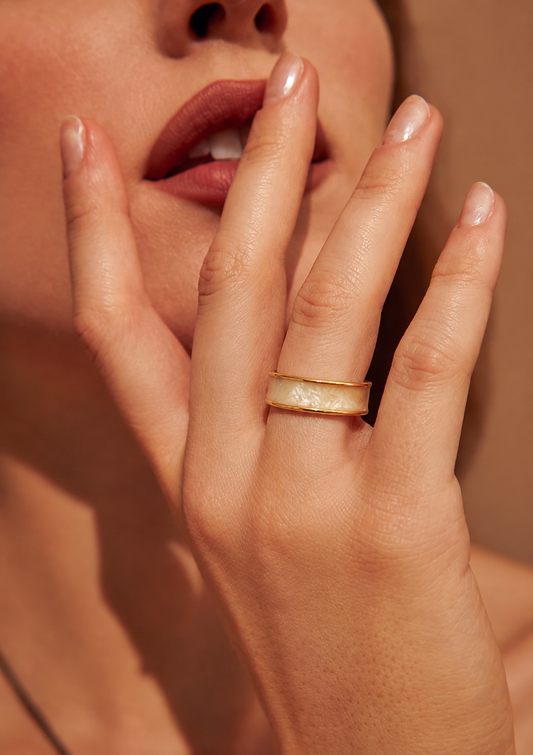 Golden Trinity Ring