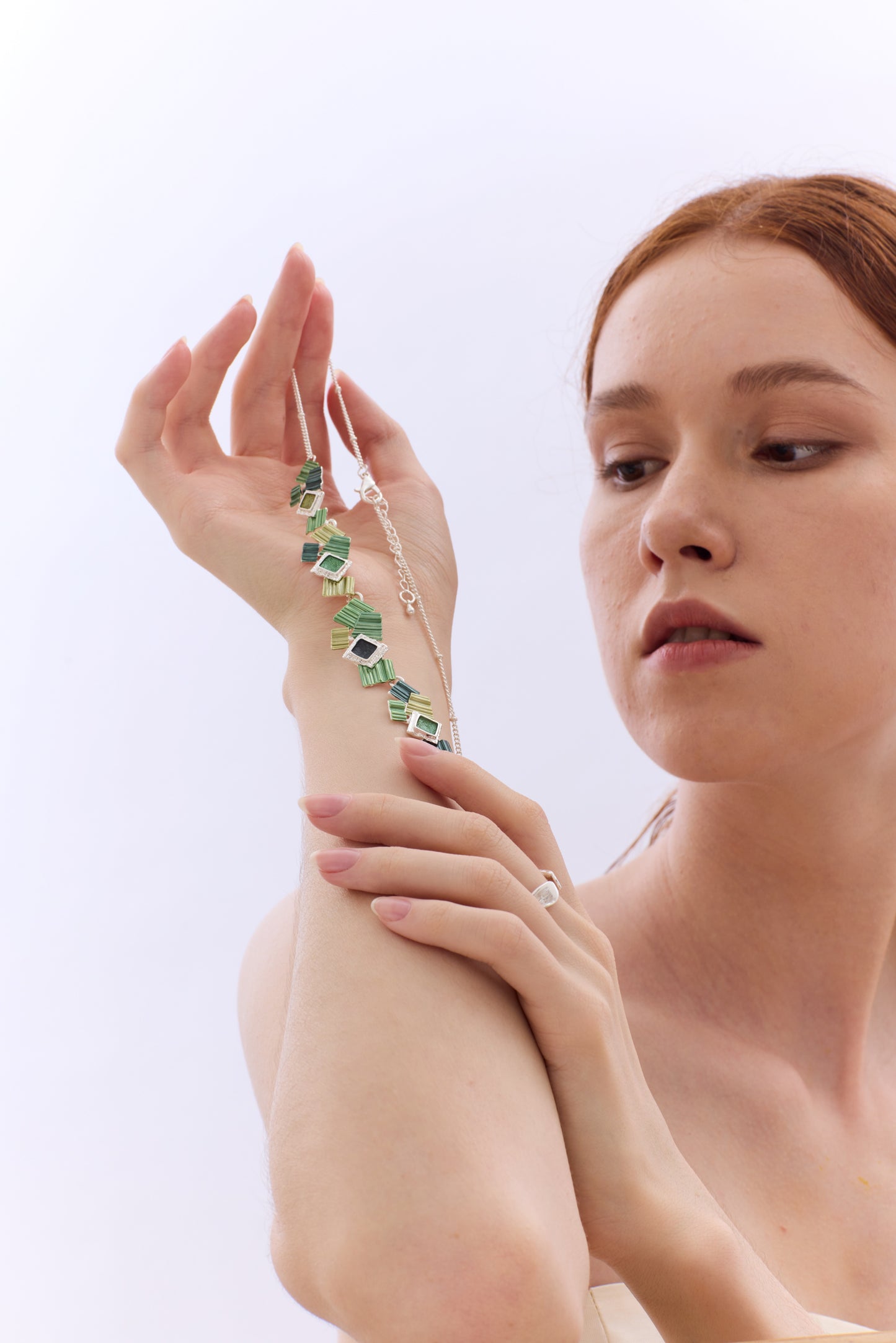 Moss Mosaic Necklace